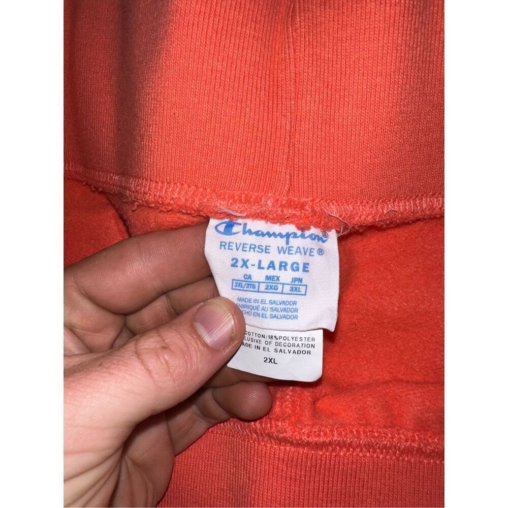 Champion Reverse Weave Red Sweatpants Size 2xl - image 3